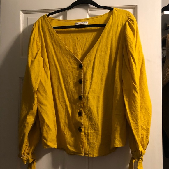 Urban Outfitters Tops - Gold Urban Outfitters Blouse